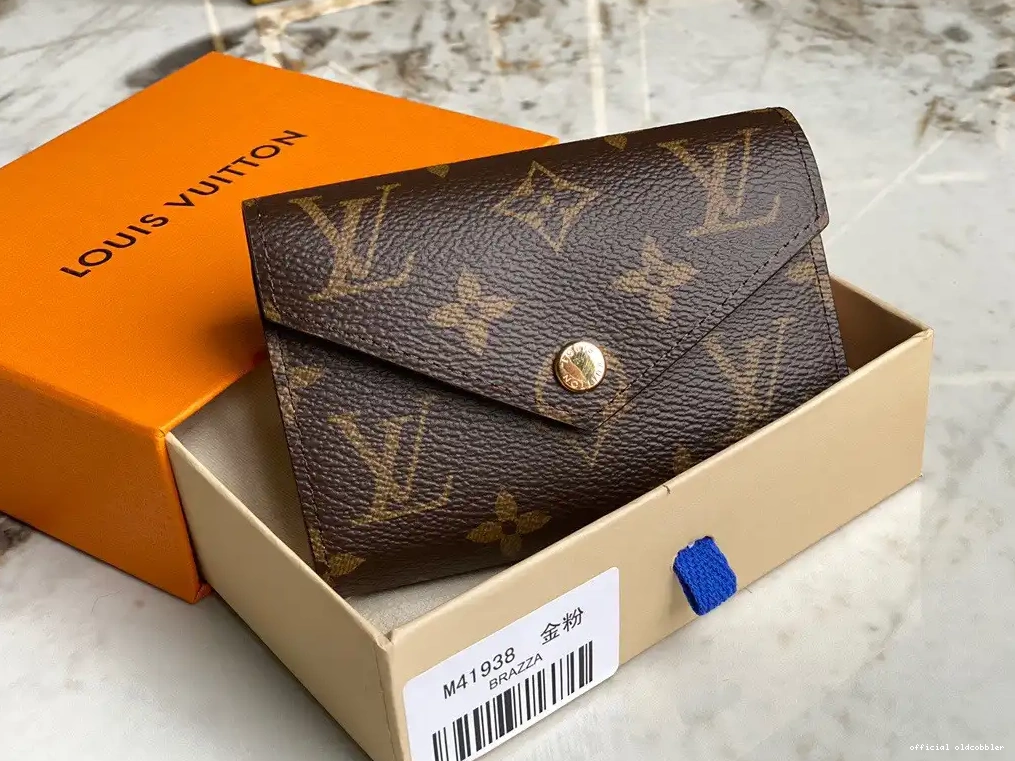 Official oldcobbler Wallet Vuitton VICTORINE Louis 0701